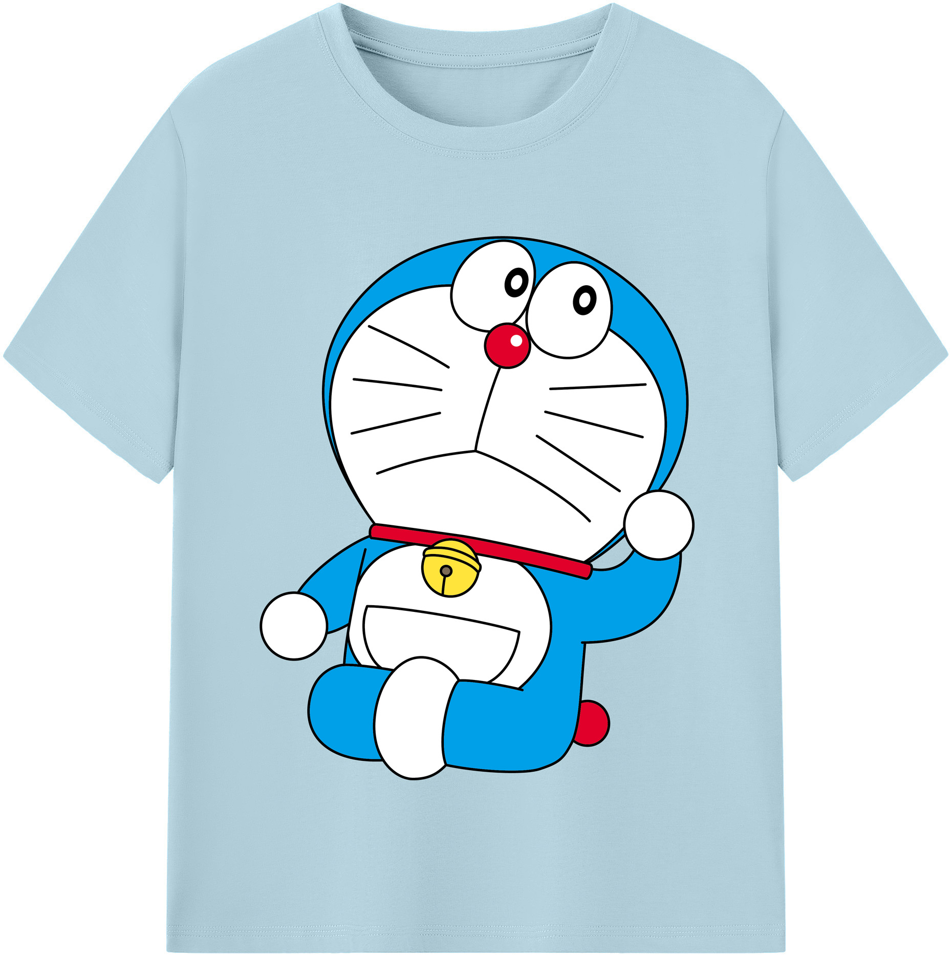 （画像用） ドラえもん Doraemon 綿100％半袖Tシャツ（フロントプリント）
